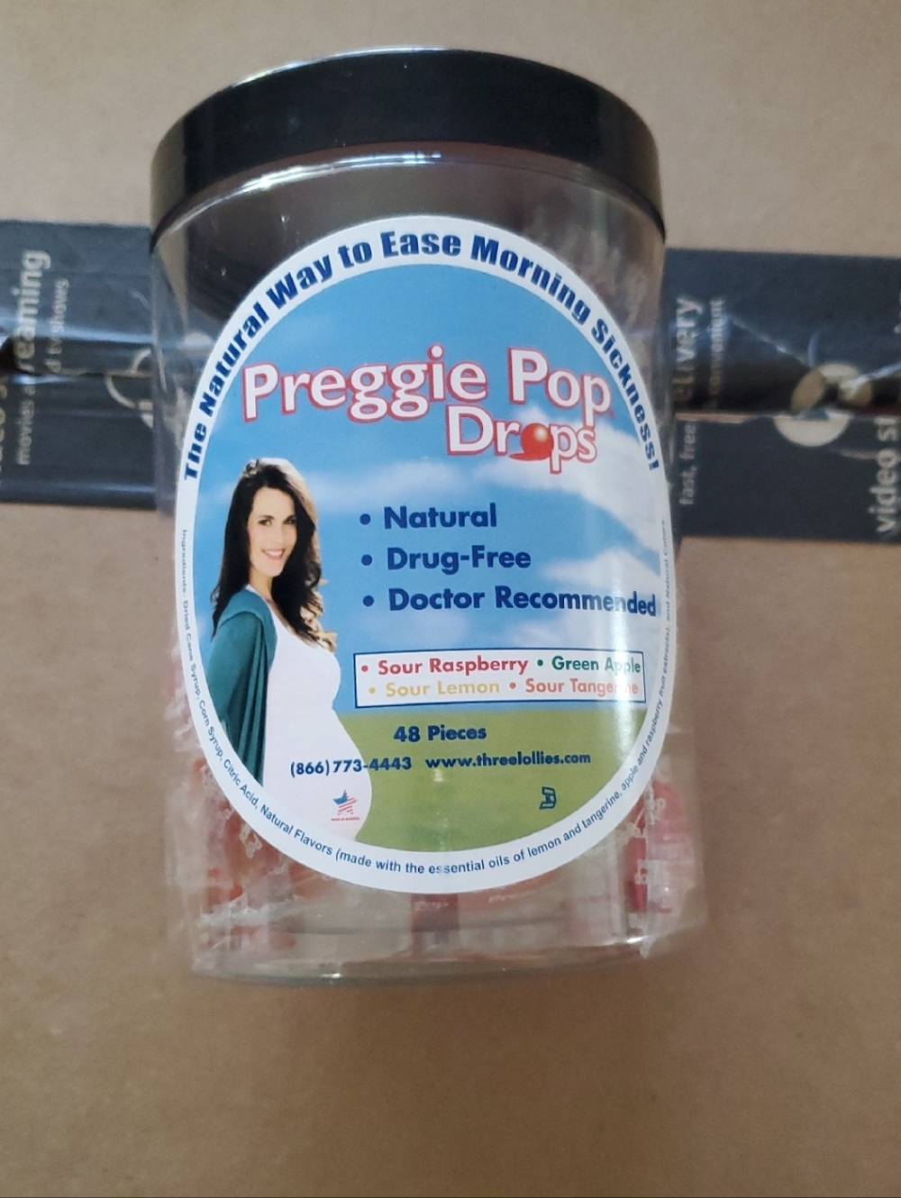 Preggie Pop Drops Natural Morning Sickness Relief - Blue Label